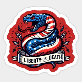 Liberty or Death Sticker